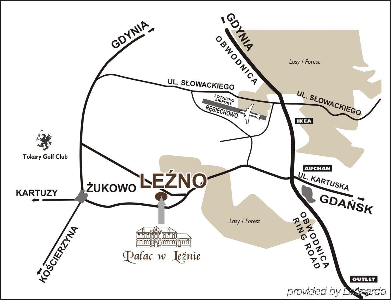 Lezno Palace Eksteriør billede